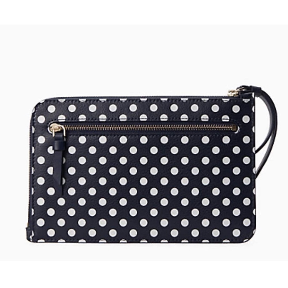 🆕 KATE SPADE I-ZIP WRISTLET - inchworm enchanted forest collection - Picture 3 of 8